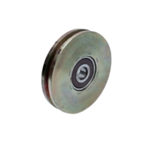 Small Hole Metal U-Groove Pulley – Door & Window Roller, Wardrobe Wheel with Bearing