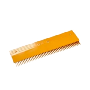 KM5009370H02 KM5009371H02 KM5009380H02 Escalator Yellow Plastic Comb Plate Escalator Spare Parts