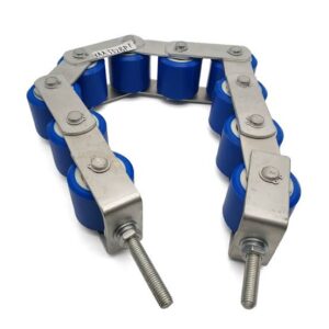 Escalator Handrail Pressure Chain – 10 Rollers (D60mm × W55mm)