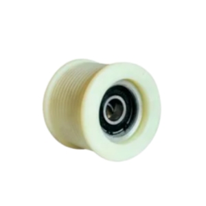 85×80mm H-Groove Nylon Roller Guide Track Wheel – Stainless Steel Core | For Automated Parking Garage Systems