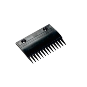 YS013B578 HS013B578 Escalator Plastic Comb Plate Black – 14 Teeth, 126mm Length, 90mm Width for Efficient Operation