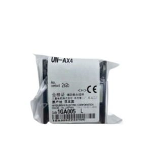 Mitsubishi S-N150 to S-N400 AC Contactor Auxiliary Contact UN-AX150 – Durable Elevator Contactor Component