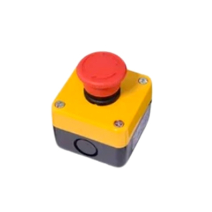 RISE Emergency Stop Button Box Switch Control – Waterproof Box with Reset Emergency Stop Button & Mushroom Head XALJ01C